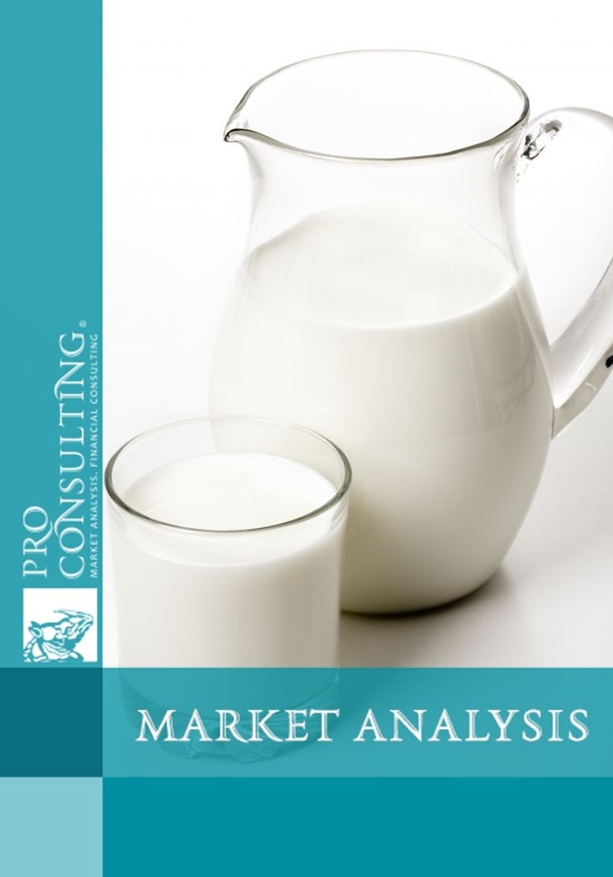 Market analysis of milk of Ukraine. 2019